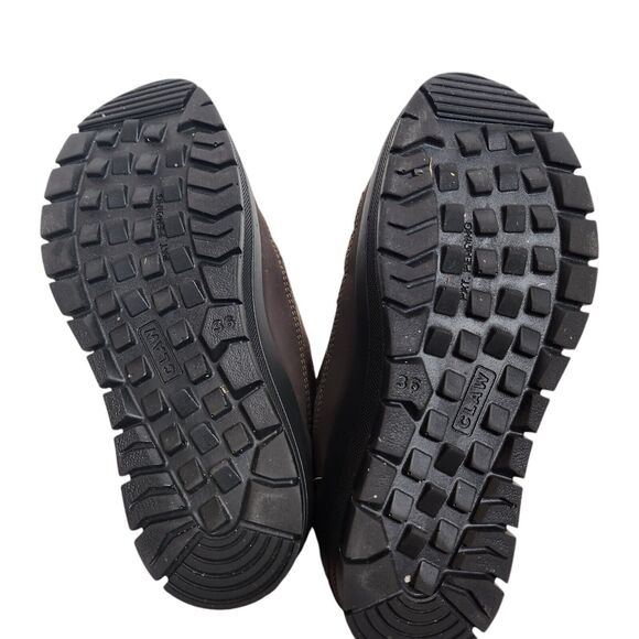 PAJAR Boots Womens EU 36 US 5-5.5 Brown Quilted‎ Faux Fur Winter Snow Boots Zip - Picture 8 of 12